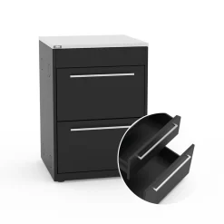 Weber Outdoorküche BBQ-Kitchen, 2er Set Für Genesis E-325S Ohne Seitenkocher -Geschäft Für Campingausrüstung 2fach schubladen modul bbq outdoor kitchen anbausystem weber gas grillkueche 1000 7 26352