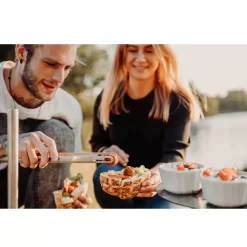 Höfats BBQ-Tool-Set, 3-teilig -Geschäft Für Campingausrüstung 3teiliges grillbesteck set hoefats edelstahl grillzange mit schraeg gestellten flanken fuer sicheres greifen 1000 6 27422