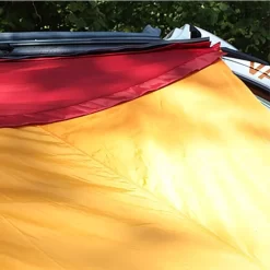 Camping-Sonnensegel Bent TC-Zip Protect Canvas, Design: Barbados Cherry -Geschäft Für Campingausrüstung bent sonnensegel canvas mehrere segel miteinander verbinden sonnenschut z uv faktor 60 1000 4 28564