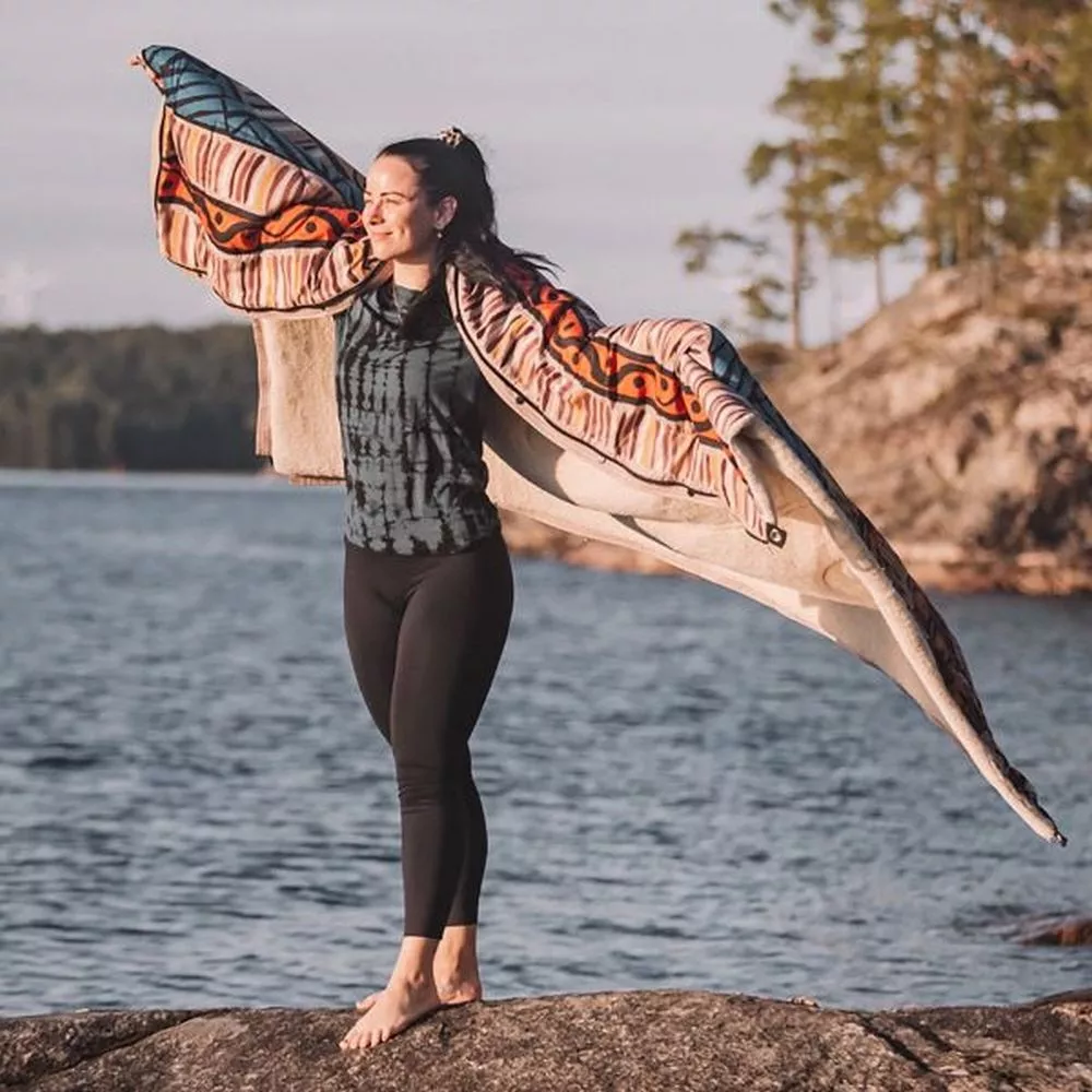 Schlafdecke Bent Vanlife Schlafsack Bentcho; Africa Druck 5 Schlafdecke Bent Vanlife Schlafsack Bentcho; Africa Druck – Bild 5