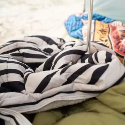 Schlafdecke Bent Vanlife Schlafsack Bentcho; Zebra Druck -Geschäft Für Campingausrüstung bent vanlife schlafsack bentcho africa druck schlafdecke poncho wendetasche schwarz weiss 1000 5 28569