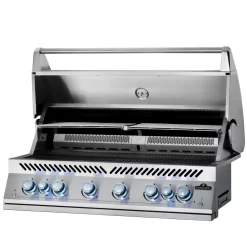 Einbau-Gasgrill Napoleon Integrierter 44 RB Der Serie 700 Inklusive Drehspiess Und Innenbeleuchtung -Geschäft Für Campingausrüstung blaue bedienelemente keine gaszufuhr einbau grills napoleon serie700 44rb safety glow 1000 9 26066