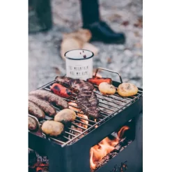 Grillrost Höfats Für Beer Box Feuerkorb -Geschäft Für Campingausrüstung bratrost grillrost hoefats beer box feuerkorb campinggrill grill zubehoer grillgitter braten 1000 2 22356