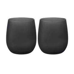 Campinggläser Brunner Wasserglas-Set Blacksatin, 350 Ml