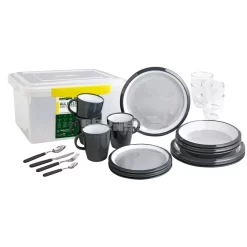 Grosses Campinggeschirr-Set Brunner All Inclusive Granyte C1M