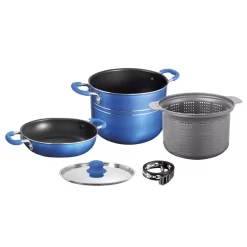 Camping-Kochgeschirr-Set Aus Aluminium Brunner Skipper 4+1 Ø 22