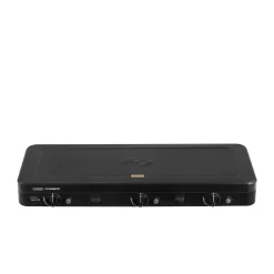 Campingkocher Cadac Dometic 3 Cook Turbo FFD Deluxe, 50 Mbar -Geschäft Für Campingausrüstung cadac dometic 3 cook turbo ffd deluxe schwarzer dreiflammiger camping gasgrill 4 27803