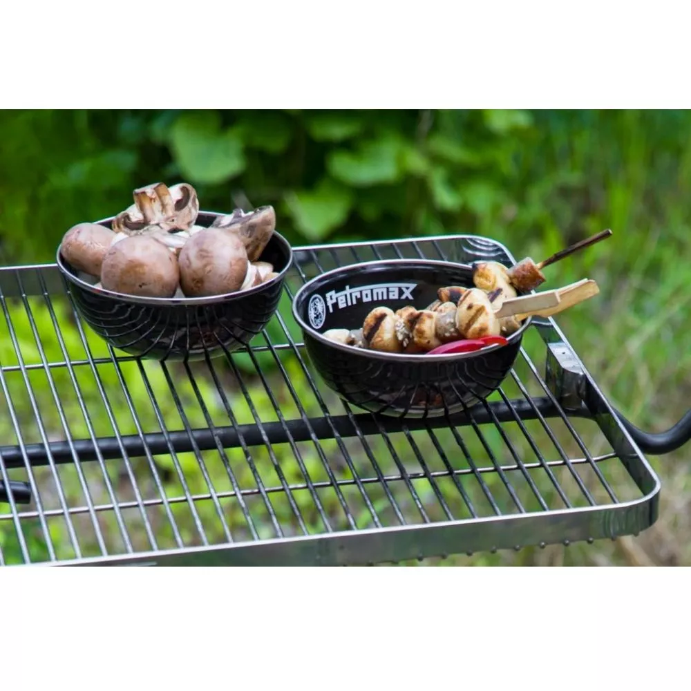 Campingschale Petromax Emaille-Schale, Schwarz, 2 Stück, 1,0 Liter 2 Campingschale Petromax Emaille-Schale, Schwarz, 2 Stück, 1,0 Liter – Bild 2