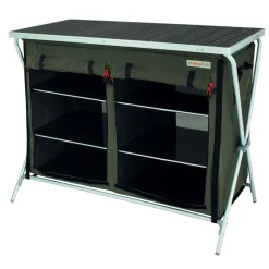 Zeltschrank Eurotrail Brocas, Dunkelgrau -Geschäft Für Campingausrüstung campingschrank eurotrail brocas zeltschrank faltschrank dunkelgrau 1000 2 17211