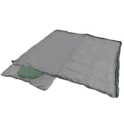 Wendeschlafsack Outwell Contour Lux XL Grün | Reissverschluss Links -Geschäft Für Campingausrüstung contour lux xl schalfsack aufgeschlagen als decke verwendbar reissverschluss links 1000 3 27592