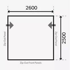 Aufblasbares Vorzelt Dometic Rally Air All-Season 260 S -Geschäft Für Campingausrüstung dometic rally air 260 s wohnwagen wohnmobilvorzelt grundflaeche masse 1000 6 21807