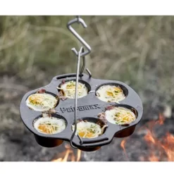 Petromax Gusseisen Muffinform -Geschäft Für Campingausrüstung draussen bis zu 6 leckere muffins backen lagerfeuer petromax muffinformen aus gusseisen 1000 4 25993