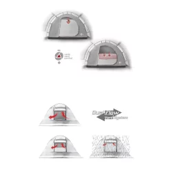 Kuppelzelt High Peak Santiago 5.0 16 Kuppelzelt High Peak Santiago 5.0 -Geschäft Für Campingausrüstung dual flow vent system high peak santiago 5 0 familiencampingzelt kuppel zelt 5 personen familienzelt 1000 7 26541