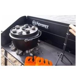 Grosser Feuertopf-Tisch Petromax Fe90 -Geschäft Für Campingausrüstung dutch oven arbeitstisch mit kohle briketts kochen petromax feuertopftisch fe90 1000 5 25959