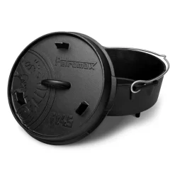 Dutch Oven Petromax Feuertopf Ft4.5 Aus Gusseisen, Ø 22 Cm -Geschäft Für Campingausrüstung dutch oven gusseisen petromax ft4 5 geeignet fuer 2 bis 5 personen 1000 1 24486