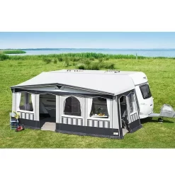 Vorzelt DWT Atelier Chalet Mit Vordach -Geschäft Für Campingausrüstung dwt atelier chalet delphin ganzjahresvorzelt 4 3732