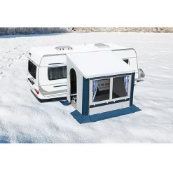 Wintervorzelt DWT Cortina II, Blau, Grösse 5 -Geschäft Für Campingausrüstung dwt teilvorzelt vorzelt cortina II cortina 2 wohnwagen vorzelt 5 4 18403