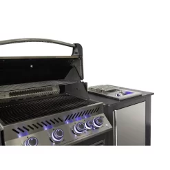 Outdoorküche Napoleon Oasis Compact 105, Mit BIP500 Und Einbau SIZZLE ZONE -Geschäft Für Campingausrüstung edelstahl built in einbaugrill prestige 500 sizzle zone aus edelstahl draussen grillen napoleon 1000 4 26385
