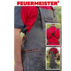 Grillschürze Feuermeister Premium Lederschürze, Nappaleder, Länge 95 Cm -Geschäft Für Campingausrüstung eisen guertelschnalle kreuzberiemung pefekter sitz feuermeister premium lederschuerze laenge 95cm rot 1000 3 24675