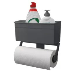 Eurotrail Aufbewahrungsbox Mit Papierrollenhalter, Dunkelgrau -Geschäft Für Campingausrüstung eurotrail aufbewahrungsbox mit papierrollenhalter dunkelgrau 2 15801