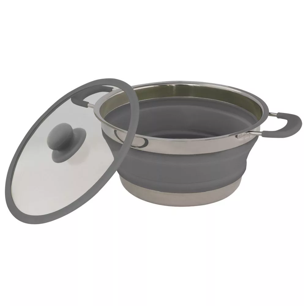 Camping-Kochtopf Eurotrail Mit Deckel 3,5 Liter, Grau 1 Camping-Kochtopf Eurotrail Mit Deckel 3,5 Liter, Grau