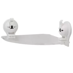 Eurotrail Eckregal Mit Saug-Haken, Weiss