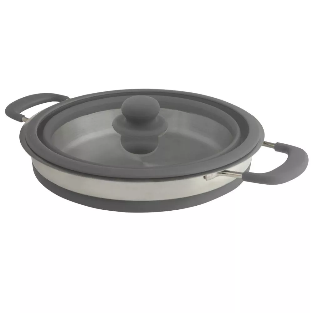 Camping-Kochtopf Eurotrail Mit Deckel 3,5 Liter, Grau 2 Camping-Kochtopf Eurotrail Mit Deckel 3,5 Liter, Grau – Bild 2