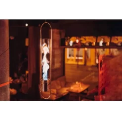 Feuer-Leuchte Höfats Spin 120 Hängefeuer. Silber -Geschäft Für Campingausrüstung feuerlampe hoefats spin 120 haengefeuer feuerleuchte haengendes feuer silber 1000 5 23667