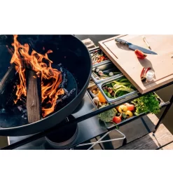 FIRE KITCHEN Mit BOWL 57 Plancha-Grillset Tief 10 FIRE KITCHEN Mit BOWL 57 Plancha-Grillset Tief -Geschäft Für Campingausrüstung feuerschale bowl 57 hoefats fire kitchen mobile outdoor kueche plancha grillset holzarbeitsplatte edelstahleinlegeboeden 1000 4 26345