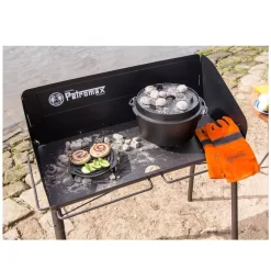 Grosser Feuertopf-Tisch Petromax Fe90 -Geschäft Für Campingausrüstung feuertopftisch petromax unterwegs kochen mit gusseisentoepfen arbeitsflaeche arbeitsflaeche 45 auf 90cm 1000 4 25959