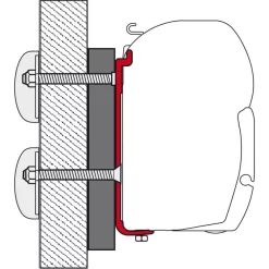 Markisenadapter Fiamma KIT Dethleffs Globebus