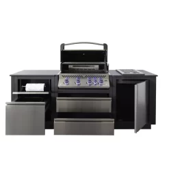 Outdoorküche Napoleon Oasis Compact 105, Mit BIP500 Und Einbau SIZZLE ZONE -Geschäft Für Campingausrüstung funktionale einbaukueche napoleon built in kitchen aussenkueche kuechenrollenhalter schubladen gasflaschenschrank 1000 2 26385