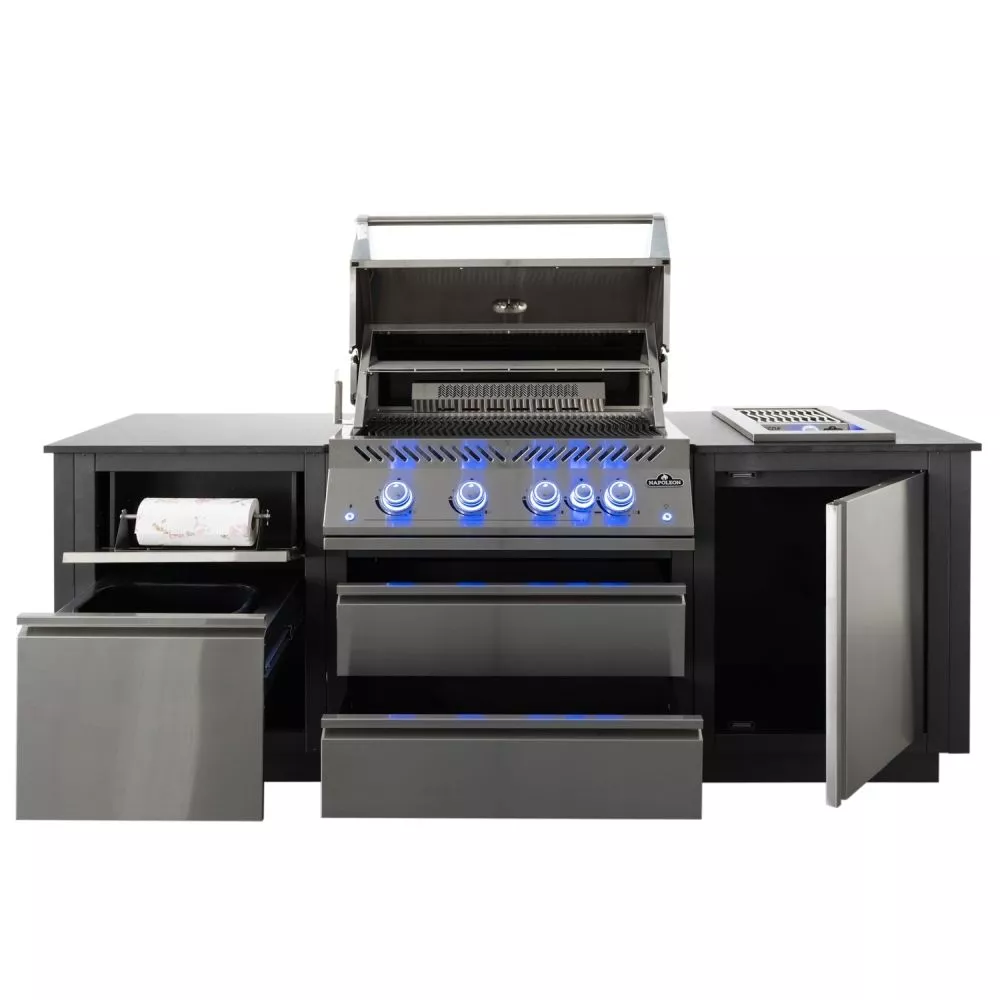 Outdoorküche Napoleon OASIS Compact 105 Mit BIG32-1 Und Einbau Sizzle Zone | Ausstellungsstück 4 Outdoorküche Napoleon OASIS Compact 105 Mit BIG32-1 Und Einbau Sizzle Zone | Ausstellungsstück – Bild 4