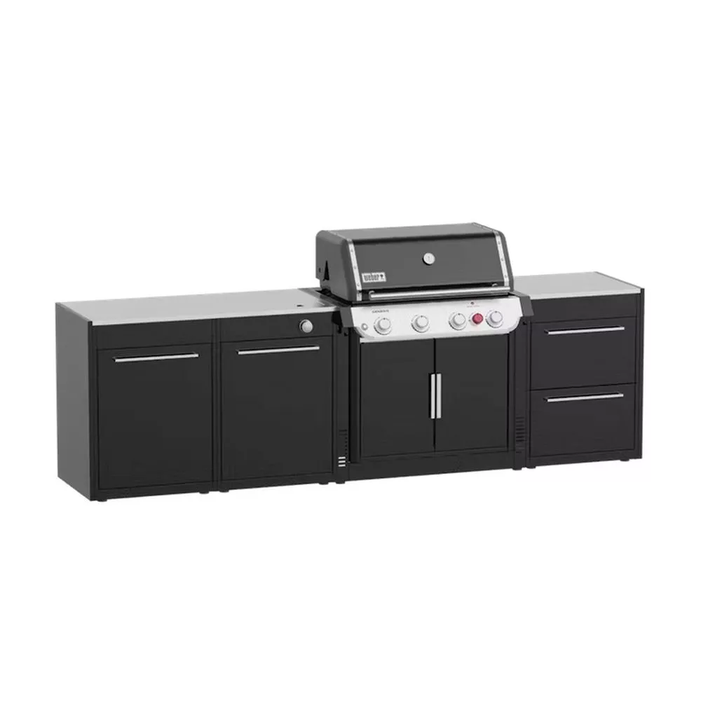 Weber Outdoorküche BBQ-Kitchen 331, 3 Modul Für Genesis E-435 3 Weber Outdoorküche BBQ-Kitchen 331, 3 Modul Für Genesis E-435 – Bild 3