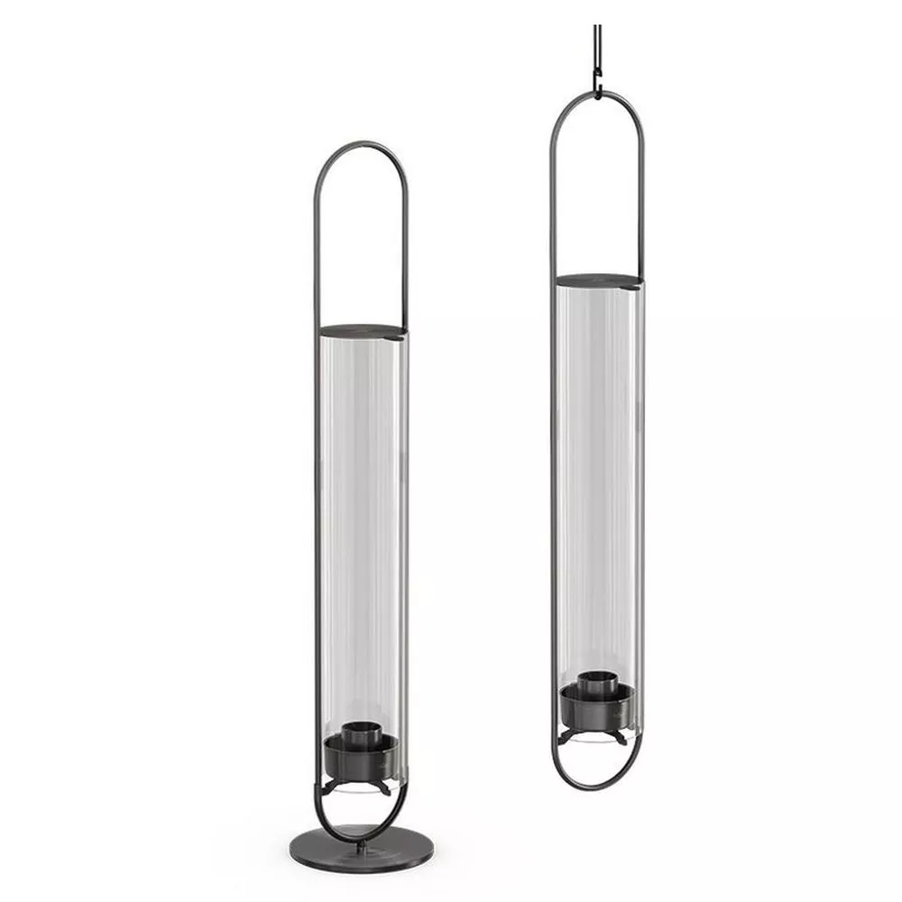 Windlicht Höfats Oval Candle 55 Schwarz 3 Windlicht Höfats Oval Candle 55 Schwarz – Bild 3