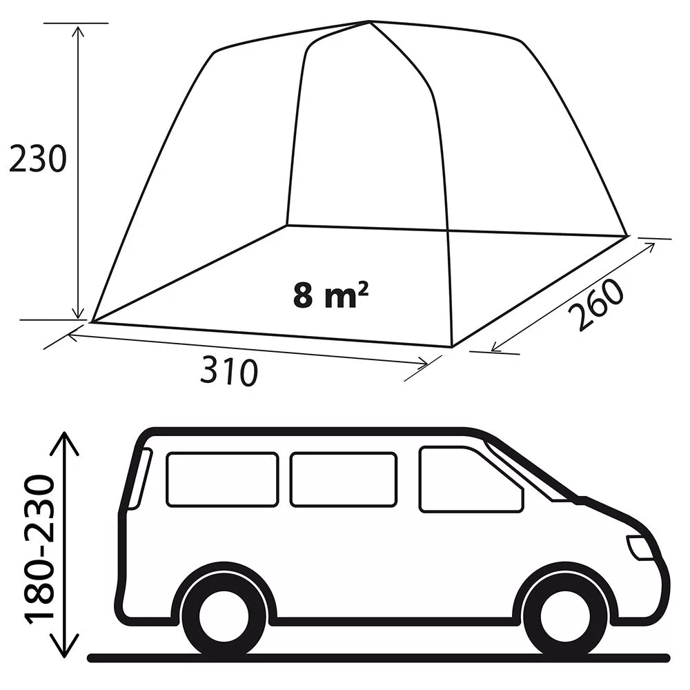 Aufblasbares Busvorzelt Brunner Trouper 2.0 A.I.R. Tech 2 Aufblasbares Busvorzelt Brunner Trouper 2.0 A.I.R. Tech – Bild 2