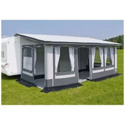 Freistehendes Dauerstandvorzelt Hahn Zelte Bern 2.0 | Tiefe 250 Cm