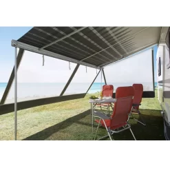 Markisen-Seitenwand DWT Happy Sun, Weiss 8 Markisen-Seitenwand DWT Happy Sun, Weiss -Geschäft Für Campingausrüstung happy sun dwt markisenvorderwand markisenfront schraeg 1000 3 23205