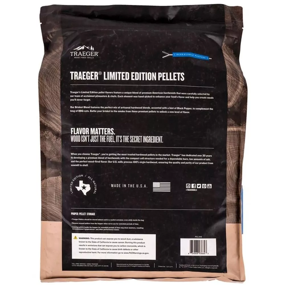 Brisket Blend Traeger Hartholzpellets, Limitierte Edition 2 Brisket Blend Traeger Hartholzpellets, Limitierte Edition – Bild 2