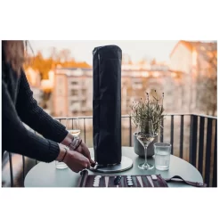 Höfats SPIN 1200 Abdeckhaube -Geschäft Für Campingausrüstung indoor outdoor tischfeuer windlicht hoefats spin1200 schutzhuelle abdeckhaube schwarz black 1000 3 25764