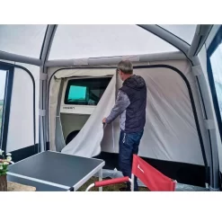 Aufblasbares Vorzelt Isabella Air X-Tension -Geschäft Für Campingausrüstung isabella aufblasbares vorzelt air x tension campingbusvorzelt luftvorzelt freistehend abnehmbare rueckwand 1000 3 23847