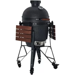 Holzkohlegrill The Bastard Urban Medium Complete -Geschäft Für Campingausrüstung kamado the bastard medium urban complete schwarzer holzkohle grill 1000 3 22536