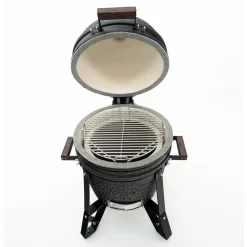Mobiler Kamado-Grill The Bastard Compact Urban -Geschäft Für Campingausrüstung kamadogrill the bastard compact urban matt schwarz holzkohle grill mit edelstahlrost 1000 3 22999