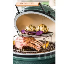 Grillrost Big Green Egg 2-teiliger Ständerrost Large -Geschäft Für Campingausrüstung keramikgrill large zubehoer rosterhoehung edelstahlrost unzaehlige kochmoeglichkeiten cowboy style grillen 1000 2 26431