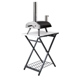 Klapptisch Ooni Folding Table -Geschäft Für Campingausrüstung klapptisch kompatibel mit allen ooni pizzaoefen zubehoer edelstahl 1000 2 25152
