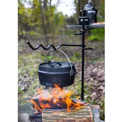 Dutch Oven Petromax Feuertopf Ft4.5 Aus Gusseisen, Ø 22 Cm -Geschäft Für Campingausrüstung lagerfeuer kochen feuertopf ft4 5 petromax schonend speisen zubereiten 1000 2 24486