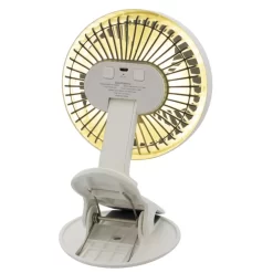 Wiederaufladbarer Campingventilator Eurotrail Clip-Lüfter Mit Licht -Geschäft Für Campingausrüstung led licht eurotrail wiederaufladbarer weisser ventilator clip luefter 1000 4 23740