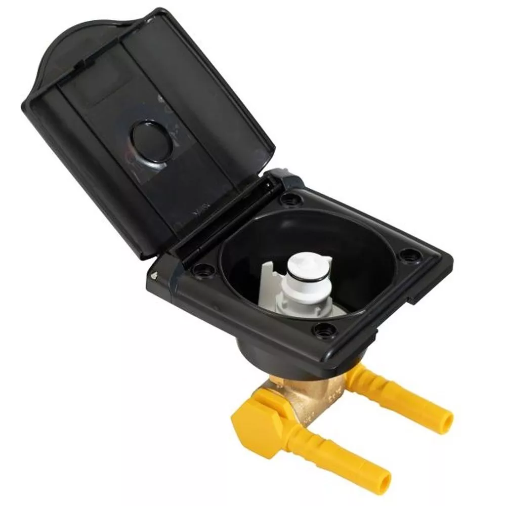 Lilie Duschanschluss Aussen, Ø 10 Mm, Schwarz 1 Lilie Duschanschluss Aussen, Ø 10 Mm, Schwarz