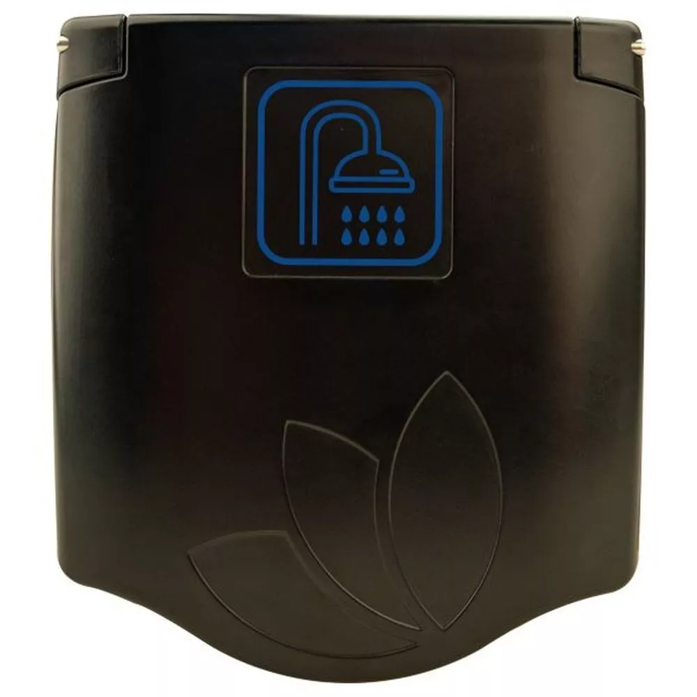 Lilie Duschanschluss Aussen, Ø 10 Mm, Schwarz 2 Lilie Duschanschluss Aussen, Ø 10 Mm, Schwarz – Bild 2