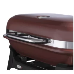 Weber Lumin Compact Elektrogrill, Red | Ausstellungsstück -Geschäft Für Campingausrüstung lumin compact weber elektrogrill eleganter deckelgriff rost porzellanemailliertes gusseisen 1000 2 27743